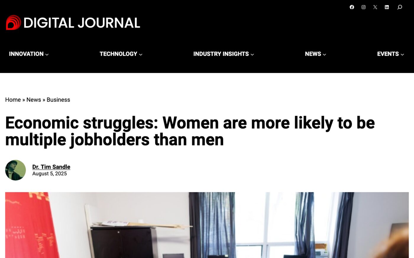 Economic struggles: Women are more likely to be multiple jobholders than men on Digital Journal